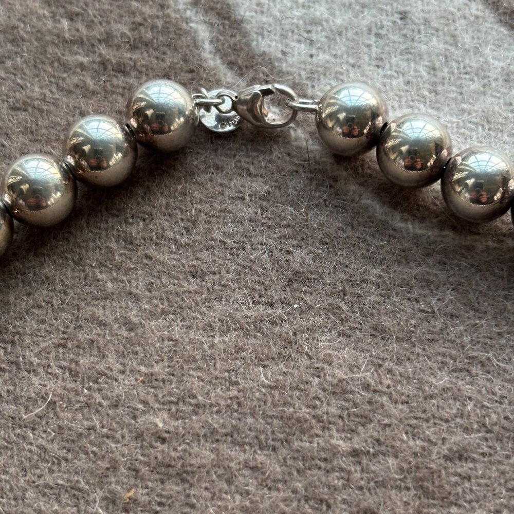Vintage Tiffany & Co. Hardwear Ball Necklace in Sterling Silver - Picture 6 of 6
